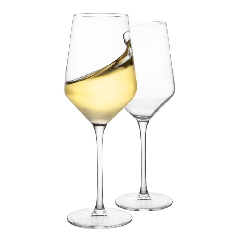 NeWine Crystal Wine GlassesChampagne Red Wine Glass 450 ml Long Stem Perfect for Red or White Light Weight for Wine Tasting Perfect Glass GiftsClear Set of 6 - Image 5