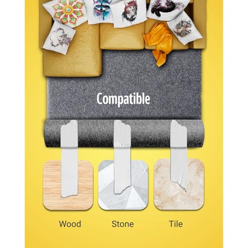TapePlus Carpet & Rug Tape - 2 in x 40 yd, White - Double-Sided Carpet Tape for Area Rugs & Floor Mats on Hardwood & Laminate Floors - Professional Grade Adhesive, Heavy Duty, Residue-Free, Easy Peel - Image 4