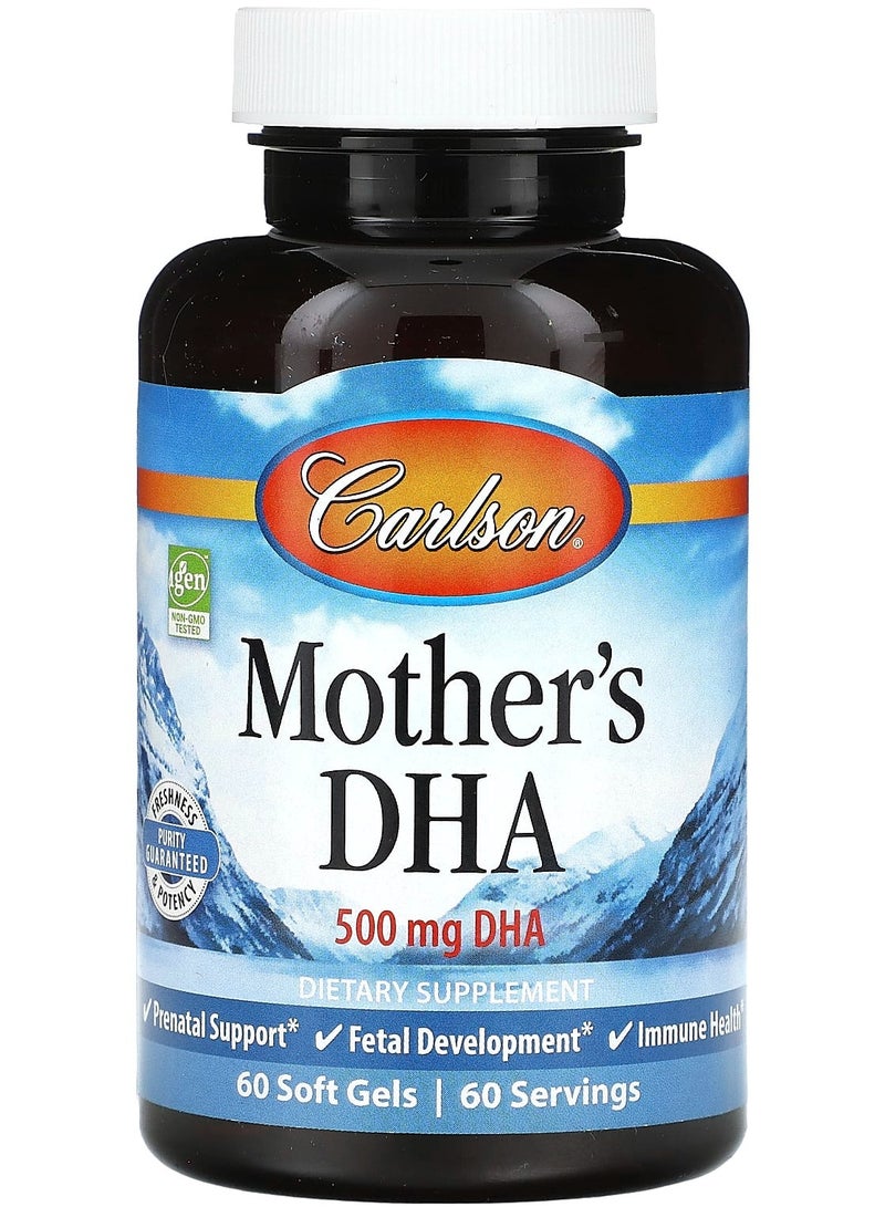 Mother's DHA, 500 mg, 60 Soft Gels