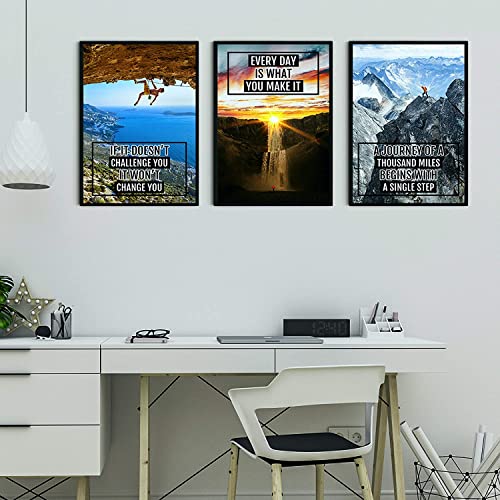 KARTMEN Inspirational Wall Art | Motivational Wall Art | inspirational Wall Decor - Set of 6 (12x 18) ( Multicolor) - Image 3