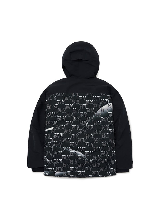 MLB جاكيت تزلج للرجال والنساء مزود بغطاء دافئ مزخرف بالرموز القطنية شتوي Pdms1 - Image 4