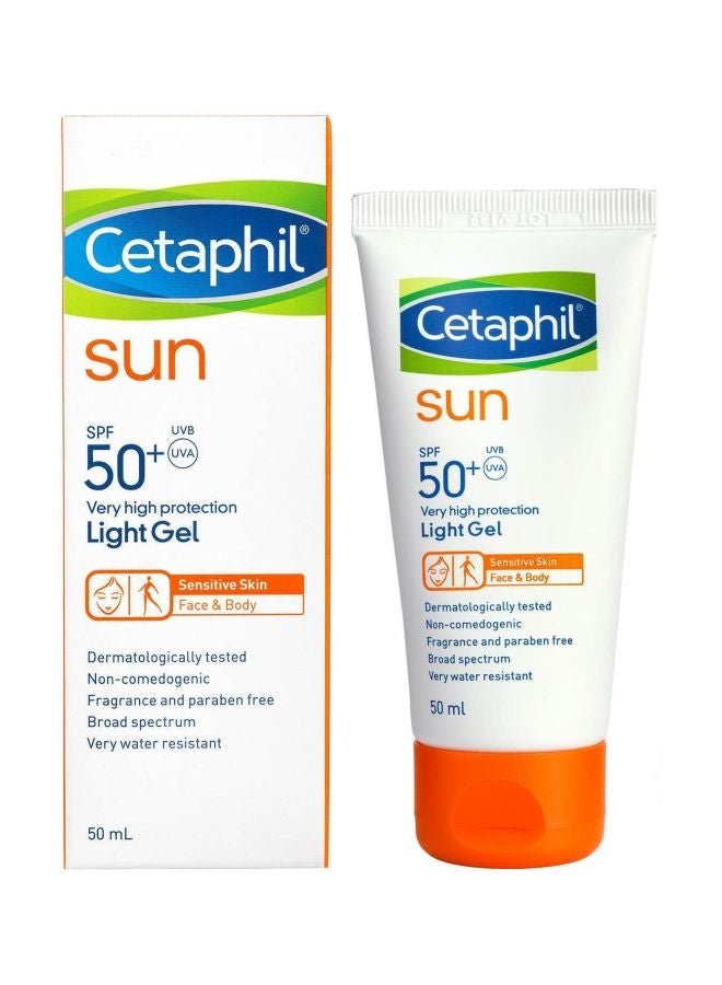 Cetaphil Light Gel Very High Protection Sunscreen SPF50+ 50ml - Image 2