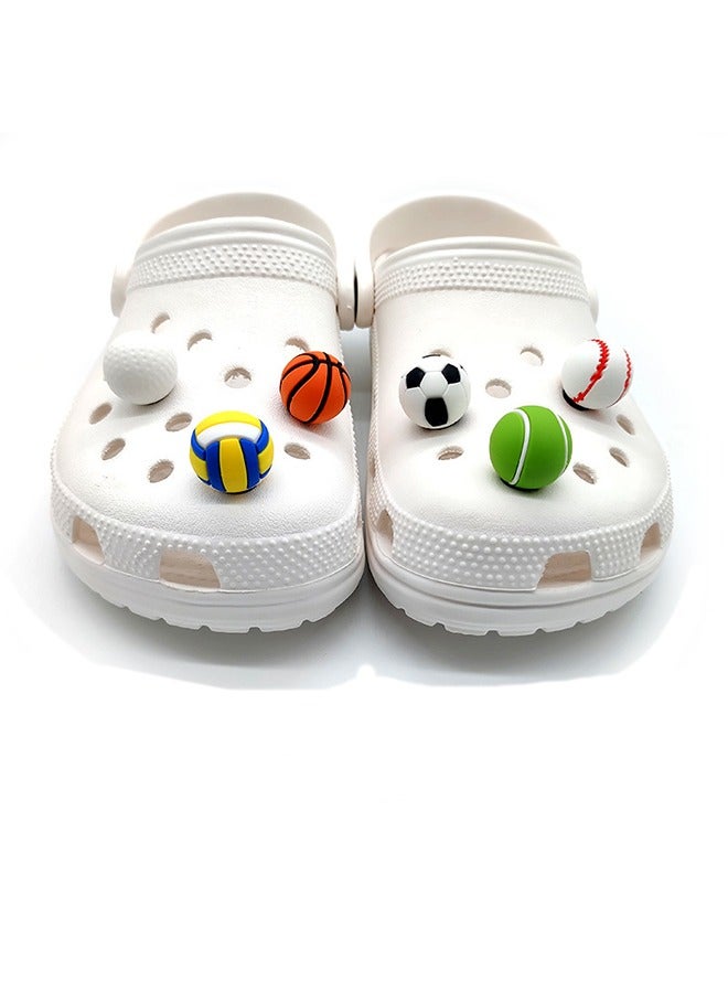 زينة كرة الجولف ثلاثية الأبعاد ، سحر الأحذية للأطفال والمراهقين والكبار ، سحر الأحذية للأولاد والبنات ، أحذية سحر الكرتون لأحذية ثقب التمساح ، هدايا حفلات عيد ميلاد - Image 2