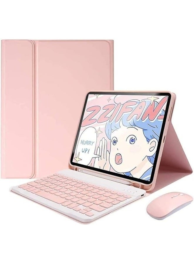 متوافق مع جهاز Samsung Galaxy Tab S8 Ultra 14.6 بوصة 2022، يتضمن الحافظة لوحة مفاتيح وماوسًا، ويمكن فصل المغناطيسية للوحة المفاتيح، كما يحتوي على حامل للقلم. - Image 1