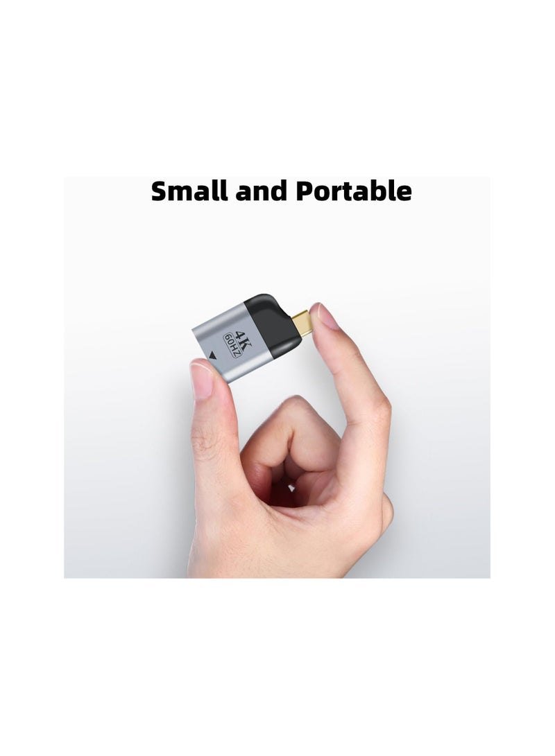SOLARAE USB-C to HDMI Adapter 4K@60Hz, Type-C to HDMI Female Converter for MacBook Pro/Air, iPad Pro, Surface, Galaxy Note20/10, LG G7/V20, Google Pixel, and More (1 Pack) - Image 4