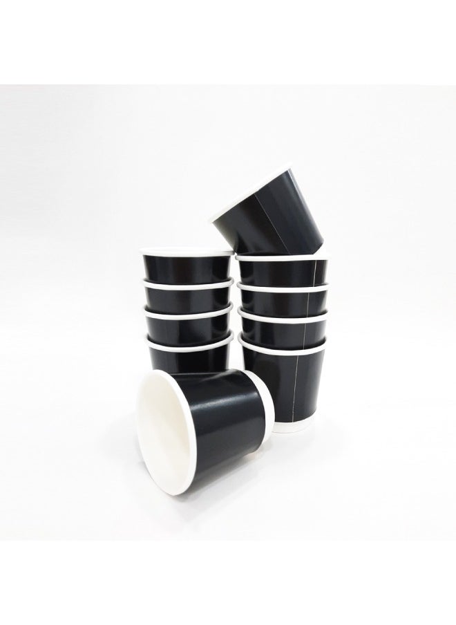 SNH Packing - Disposable Double Wall Coffee Cups 4 Ounce Coffee Cups To Go 25 pack Paper Coffee Cups and Designs, Recyclable, Hot Coffee Cups. - Image 1