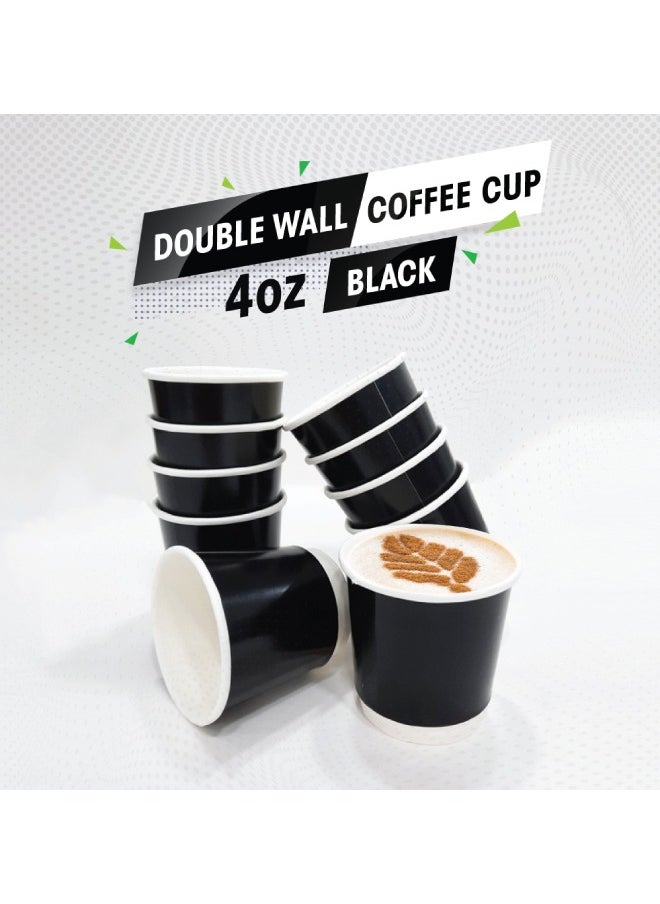 SNH Packing - Disposable Double Wall Coffee Cups 4 Ounce Coffee Cups To Go 25 pack Paper Coffee Cups and Designs, Recyclable, Hot Coffee Cups. - Image 1