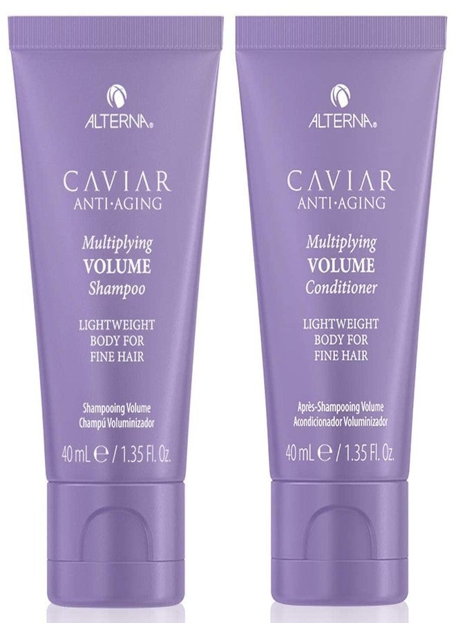 ALTERNA مجموعة شامبو وبلسم ألتيرنا للعناية بالشعر من كافيار لمكافحة الشيخوخة وزيادة الحجم - Image 1