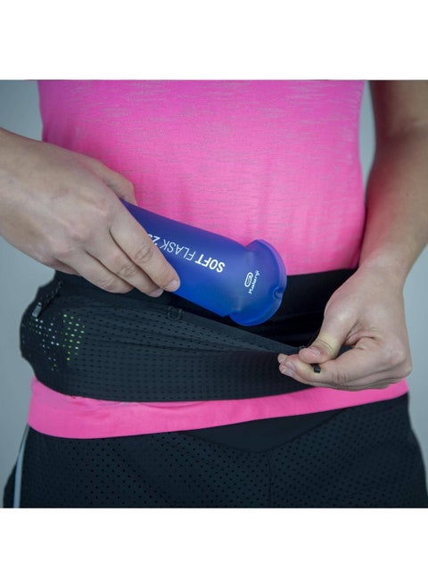 Kiprun BY DECATHLON,Running Belt For Carrying Hydration Flask (2 X 250 Ml), Energy Gels, Keys, Phone