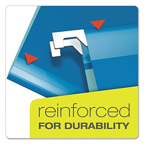 Pendaflex Extra Capacity Hanging File Folders, Letter Size, Reinforced, 2 Inch Expansion, Assorted Colors, 25 Per Box (4152X2 ASST) - Image 3