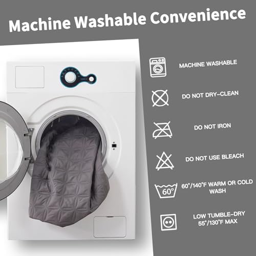 BEDLORE حماية مرتبة مقاومة للماء 2 عبوة، حجم توأم، وسادة مرتبة صامتة مع جيب عميق تناسب 6"-15"، غطاء مرتبة فردية مقاوم للأوساخ لغرفة النوم، غرفة السكن (رمادي) - Image 5