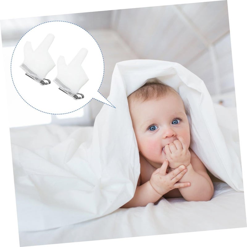 Baby Eating Gloves Thumb Guard Stop Sucking 12x7cm for Toddler Teething - Image 5