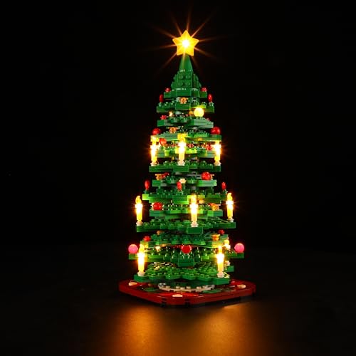BRIKSMAX Led Lighting Kit for LEGO40573 Christmas Tree  Compatible with Lego Building Blocks Model Not Include The Lego Set - Image 1