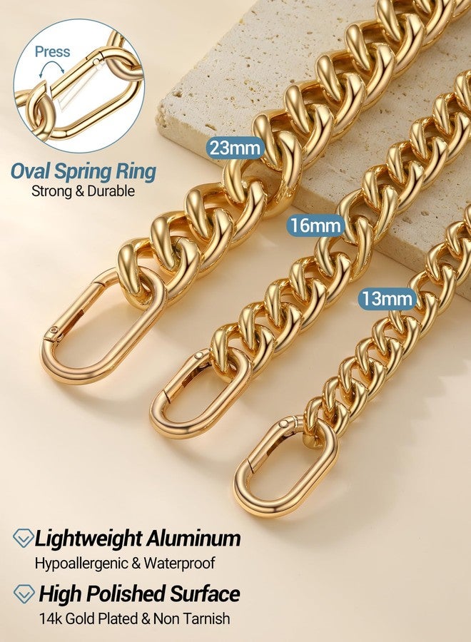 PROSTEEL Womens Chunky Gold Necklaces, 16mm Thick Gold Necklace for Women, Trendy 14k Gold Plated No Tarnish Cuban Chain Jewlry Gifts - Image 5