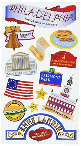 EK Success Sticko Philadelphia Stickers - Image 4