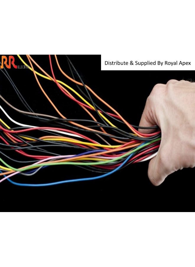 RR Multi Strand Pure Copper Single Core Flexible Cables | Trirated Electrolytic Conductor Up To 105C Fire Resist Electric Panel Wire | Bs6231 Iso9001 Ce Compliant 100Y(90M) Roll (0.75Mm, Green)  - Image 5