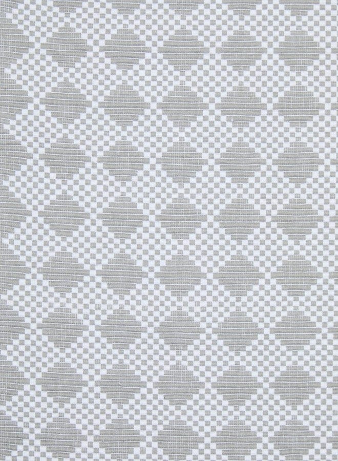 Fabindia Grey Cotton Woven Mat Set of 6 - Image 2