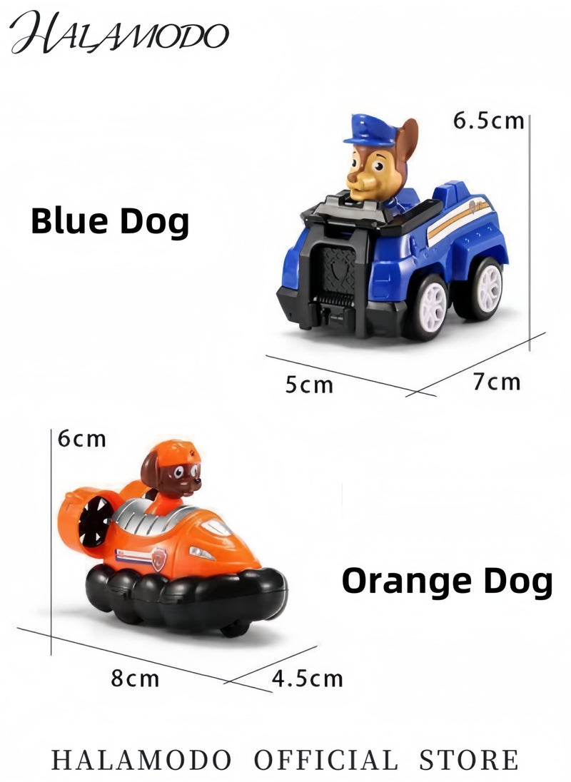 HALAMODO 6PCS Dog Patrol Racers Toy Vehicle Set Kids Car Toys Mini Racing Toys Parent-child Interactive Games Party Essentials for Boys & Girls Ages 3 and Up  - Image 5
