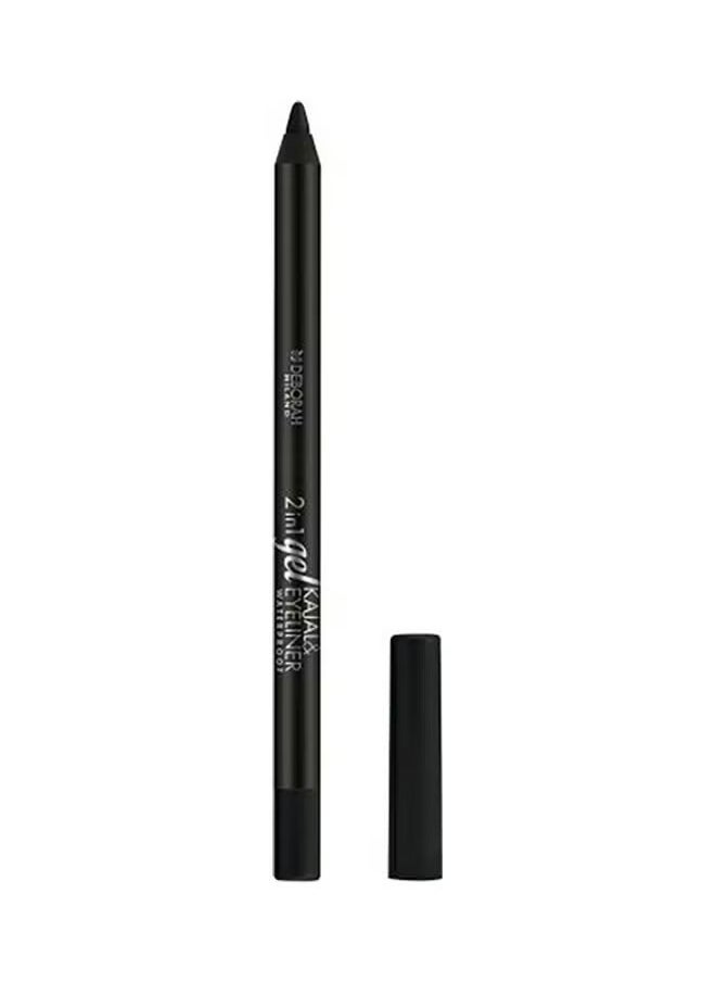 D 2-in-1 Gel Kajal & Eye Liner Pencil W.P - Shade 01 - pzsku/ZD7B33967577098051D43Z/45/_/1736869060/f8320f09-bc4e-47ea-9b00-efe98d714718