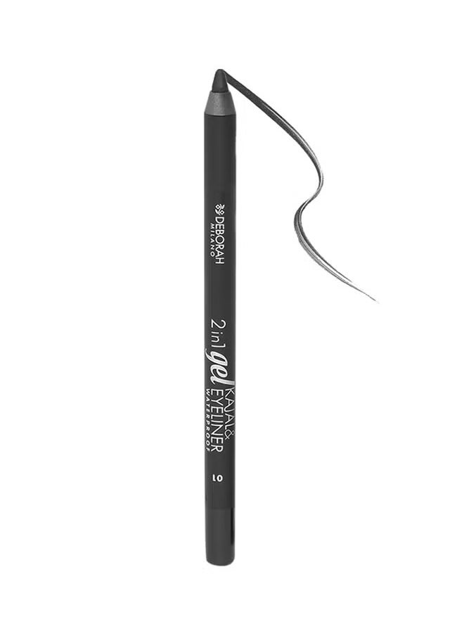 D 2-in-1 Gel Kajal & Eye Liner Pencil W.P - Shade 01 - pzsku/ZD7B33967577098051D43Z/45/_/1736869062/1fd26899-0303-4c90-92da-7af46c6796a2