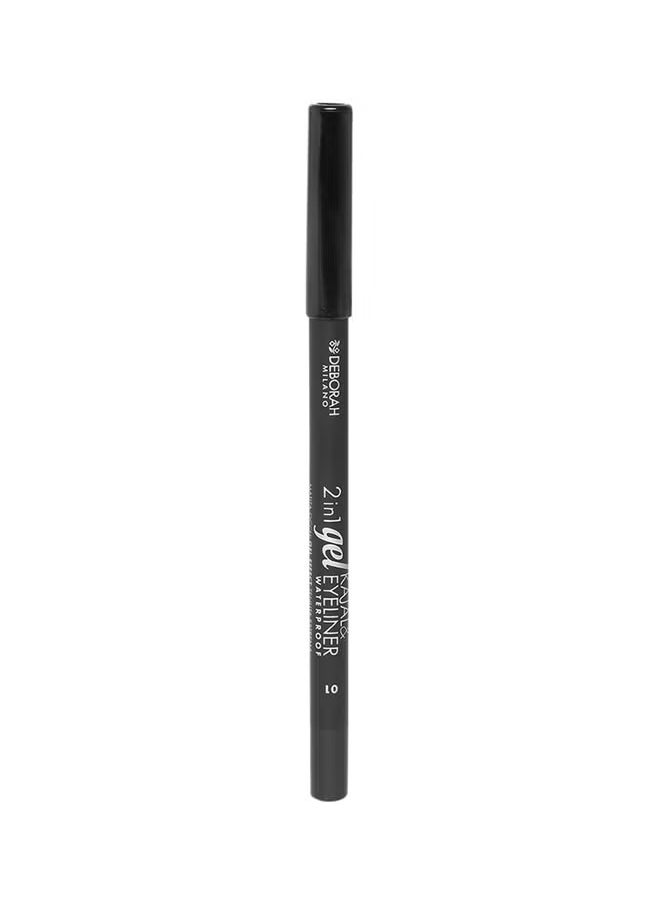 D 2-in-1 Gel Kajal & Eye Liner Pencil W.P - Shade 01 - pzsku/ZD7B33967577098051D43Z/45/_/1736869071/7ba5d397-64e6-4e55-b62e-a494269ab328