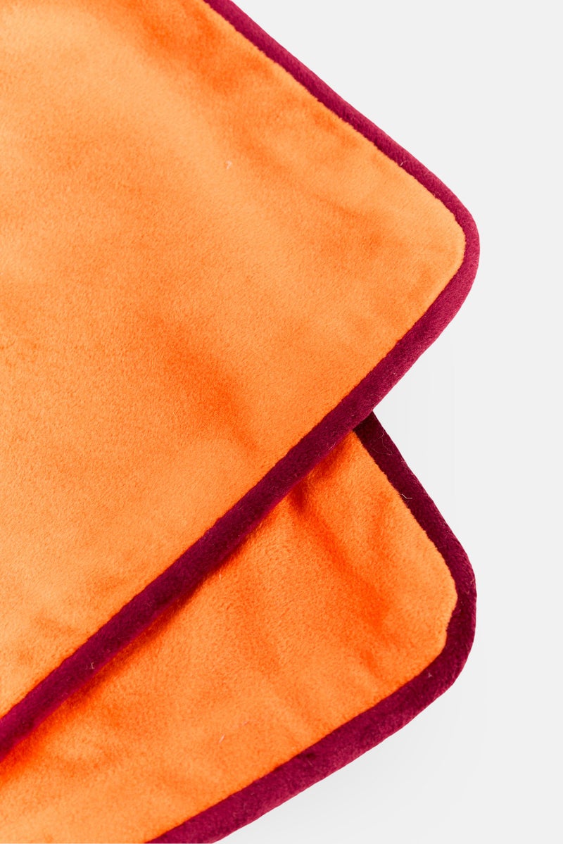 Boltze Square Pillow Case, Orange - Image 3