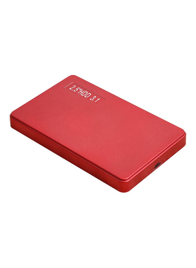 Type-C to USB 3.0 External Hard Drive Red