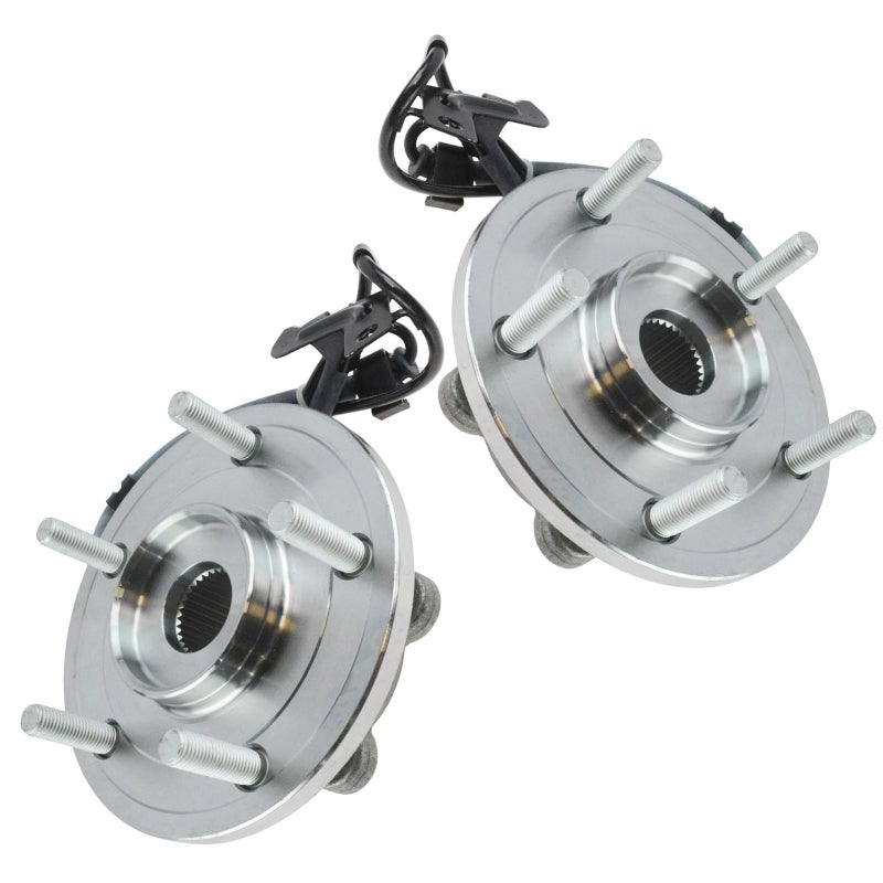 TRQ 2 Piece Wheel Bearing Hub Assembly Set Compatible with 20092020 Dodge Journey
