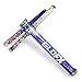 GloFX 75inch Purple Liquid Kaleidoscope Tube Colorful Kaleidoscopes for Adults Flow Toys Rave Glitter Wands Sensory Glitter Wands and Rave Toys - Image 2