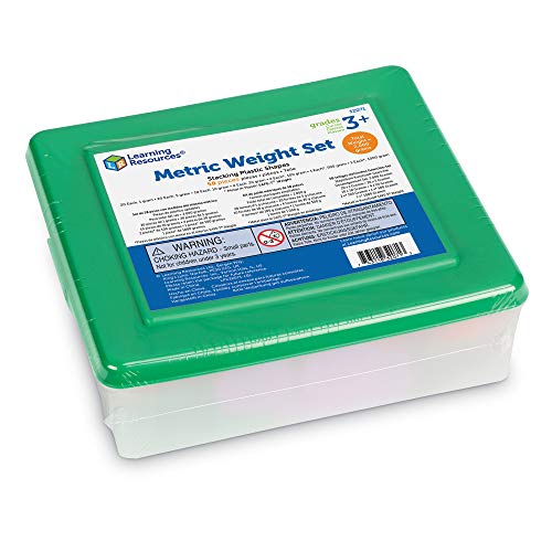 Learning Resources Metric Weight Set, Set of 58 Weights, 1g, 5g, 10g, 20g, 100g, 500g, 1000g - Image 5