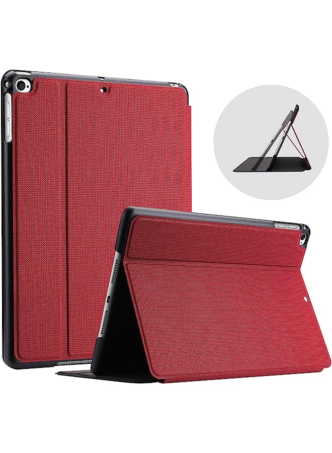 Procases Ipad 9.7 (2018 & 2017, Old Model) / Ipad Air 2 / Ipad Air Case, Slim Stand Protective Folio Case Smart Cover For Ipad 9.7 Inch 5Th/6Th Generation, Also Fit Ipad Air 2 / Ipad Air -Red - Image 1