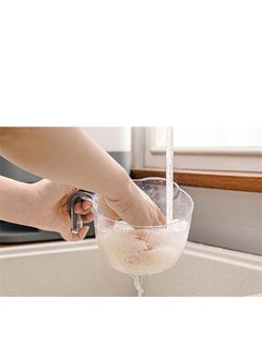 Cady One Airtight Grain Storage Box for Grains and Dry Foods, 12L Moisture-Proof Rice Storage Container, Grain Dispenser with Transparent Window and Level Gauge  - Image 4