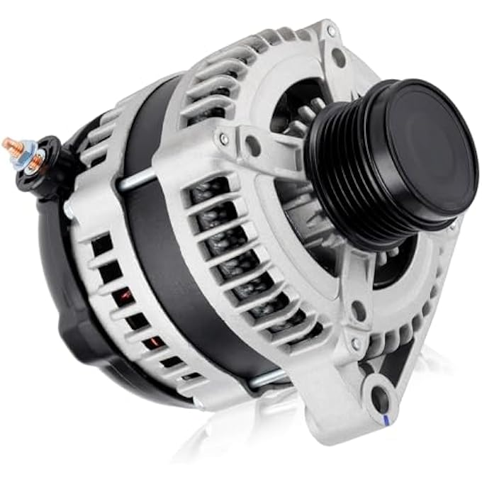 Farrme 13871 Car Alternator 12V 140 Amp, 6-Groove Pulley Fit for Dodge Grand Caravan, for Chrysler Town & Country 2001-2007, for Voyager 2001-2003 3.3L 3.8L V6 Automotive Replacement Alternators - Image 1
