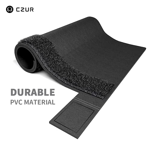 CZUR Assistive Cover 13.14-inch with Adjustable Hook&Loop Splash Resistant,PVC Material Cover for CZUR Book Scanner, Office&Home-Black - Image 4