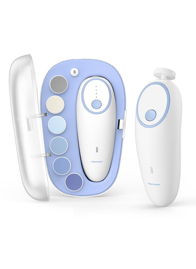 Momcozy Rechargeable Baby Nail File Kit - Blue  - Image 2