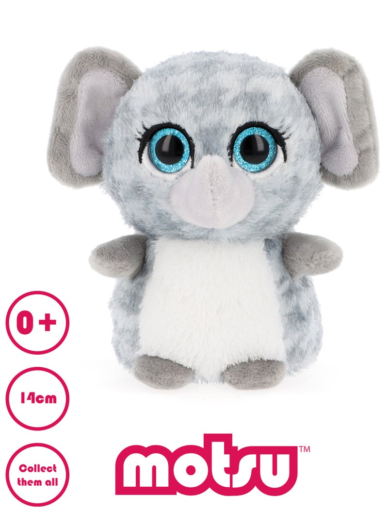 Keel Toys فيل موتسو 14 سم | لعبة قماشية قابلة للجمع | لعبة ناعمة | هدية للأطفال والبالغين - Image 2