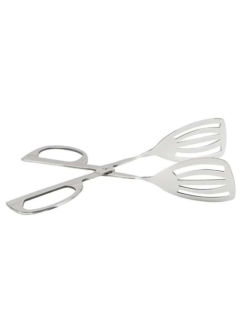 كويزين أرت Scissor Cooking Tongs Stainless Steel BBQ Clip Buffet Food Tongs Baking Bread Steak Kitchen Clamp for Kitchen Serving Tool(Food Tong)