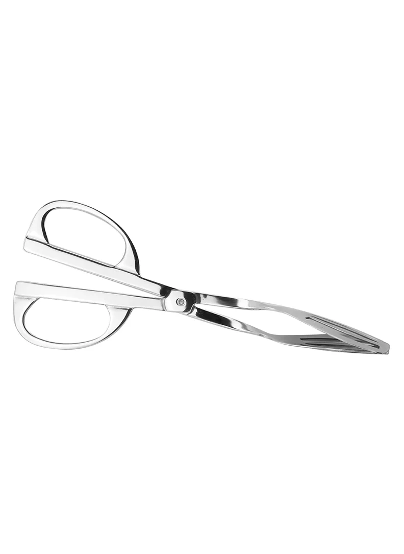 كويزين أرت Scissor Cooking Tongs Stainless Steel BBQ Clip Buffet Food Tongs Baking Bread Steak Kitchen Clamp for Kitchen Serving Tool(Food Tong)