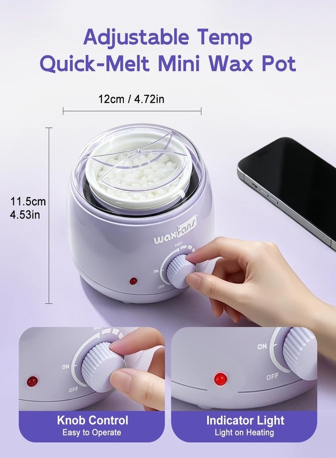 Waxfans Waxing Kit for Women, Mini Wax Pot & Face Wax Kit with Temp Control - Image 2