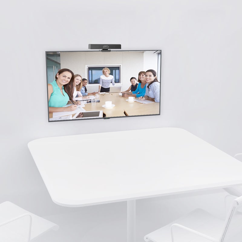 SEEUP 3R 2K Webcam with Microphone and Speaker 360° Voice Pickup with DSP Noise Reduction Chip USB Plug & Play Compatible with Windows Android Mac for Video Conference/Online Course/Live Streaming - Image 4