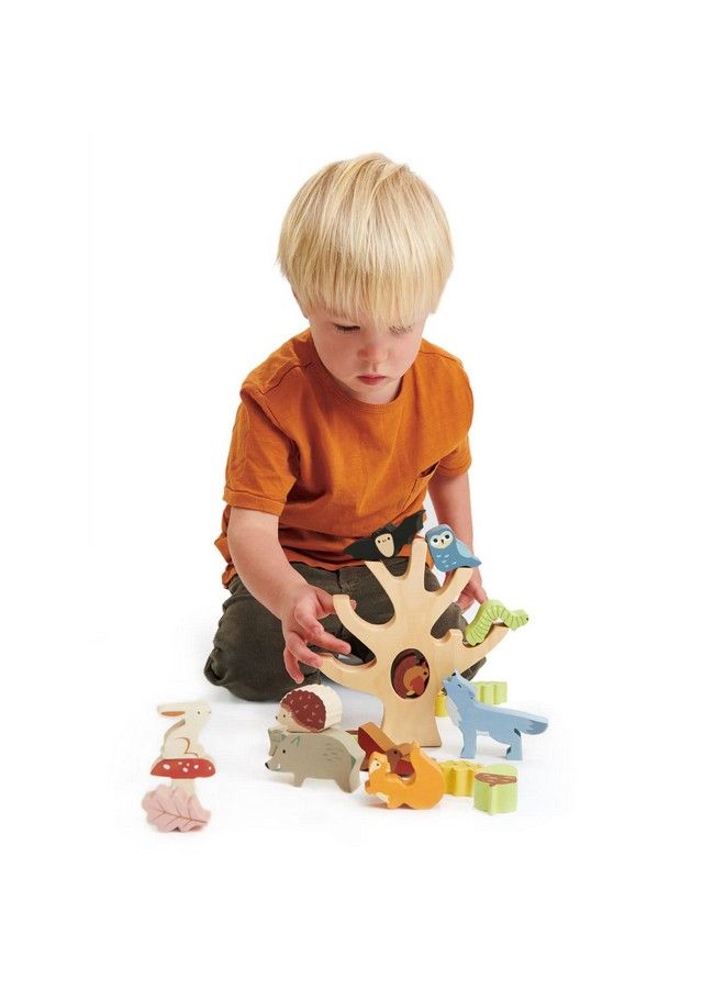 Tender Leaf Toys Stacking Forest Wooden Animal Balancing Game For Children And Toddlers Manual Dexterity And Cognitive Development For Ages 18 Months+ - Image 5