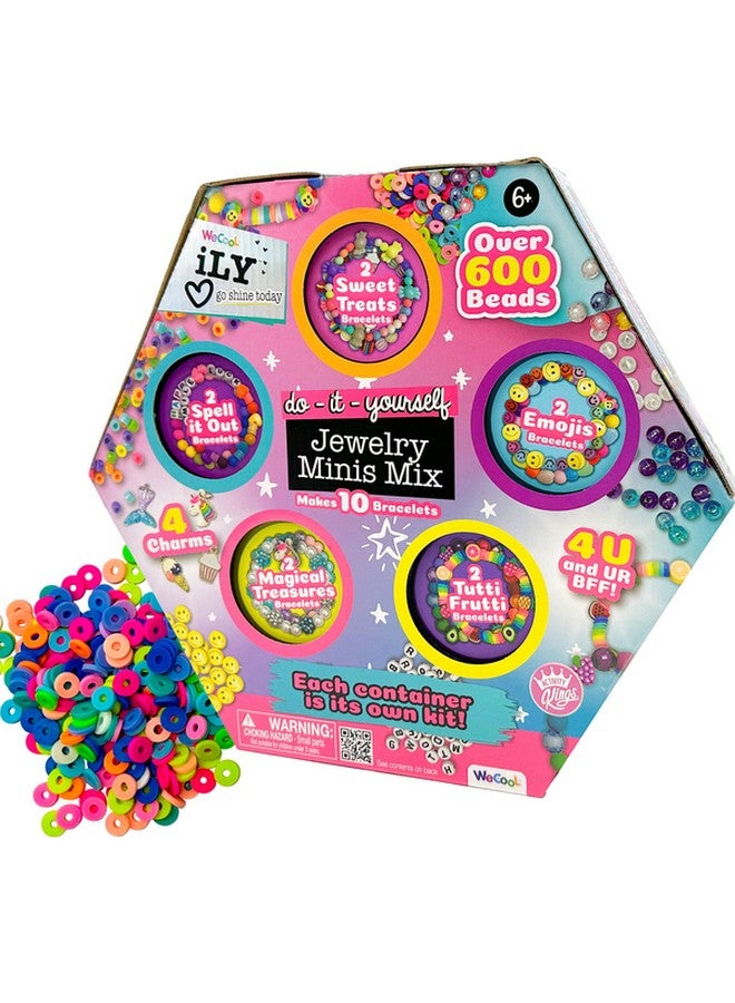 WeCool ILY Do-It-Yourself Jewelry Minis Mix Bracelet Making Kit Multicolour 28.58 x 5.08 x 33.02 cm WIL112819 - Image 2