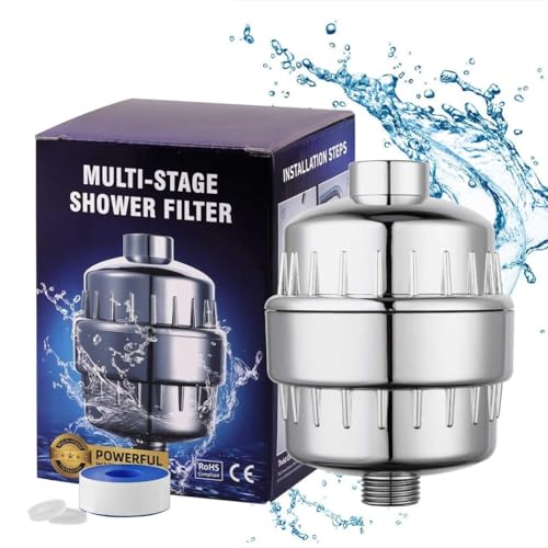DARTLER Shower Filter for Bathroom With 15-Stage | Hard Water Softener for Skin & Hair | Removes Chlorine, Heavy Metals, Rust & Impurities | Universal Fit for Tap & Showerhead - Image 1