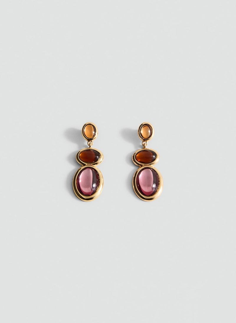 MANGO Mixed pendant earrings - Image 1