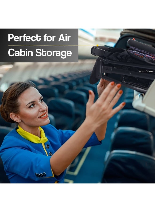 R for Rabbit Pocket Stroller Lite Stroller for Kids | Portable Travel Friendly Pre Installed Baby Trolley Pram for Newborn Boys & Girls of Age 0-3 Years (Grey) - Image 2