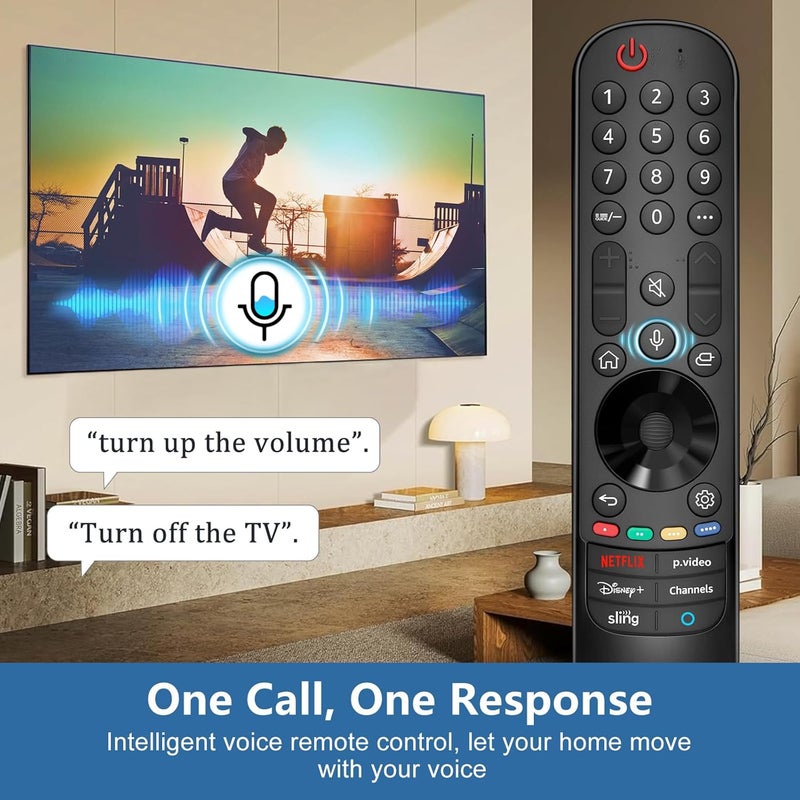 LOUTOC New Replacement Magic Remote Control for LG-TV-Remote Compatible for All LG with Voice Function Smart OLED QNED UHD 4K 8K TVs - Image 2