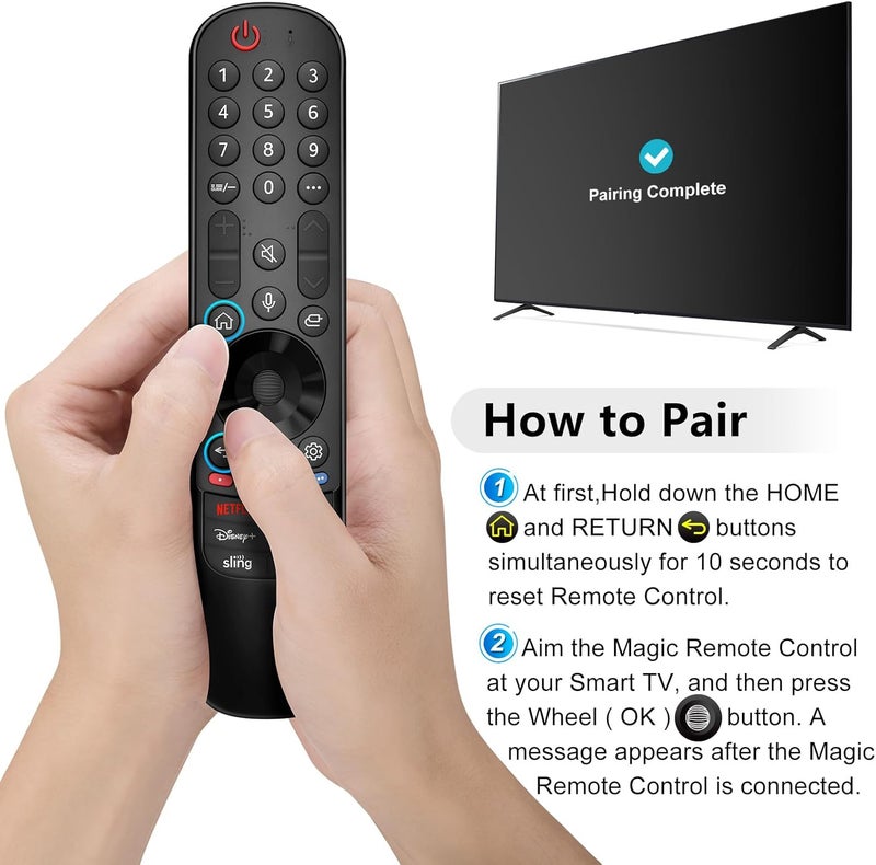 LOUTOC New Replacement Magic Remote Control for LG-TV-Remote Compatible for All LG with Voice Function Smart OLED QNED UHD 4K 8K TVs - Image 5