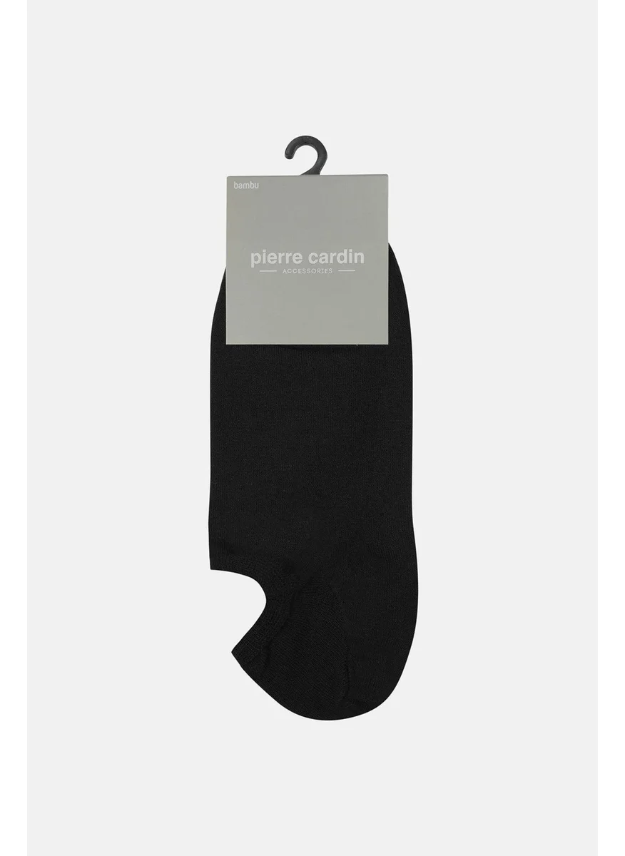 بيير كاردان Bamboo Single Men's Sneakers Non-Slip Socks 3070-PC Black