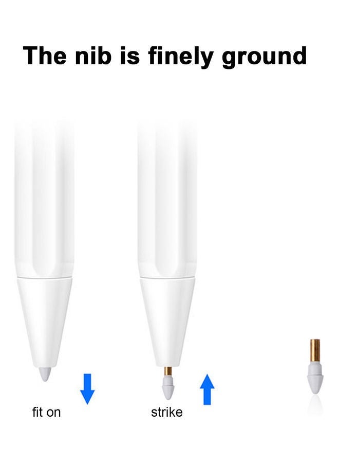 K10 Pen Handwritten Capacitive Screen Stylus Pen Smart Pencil Compatible With Ipad White - Image 4