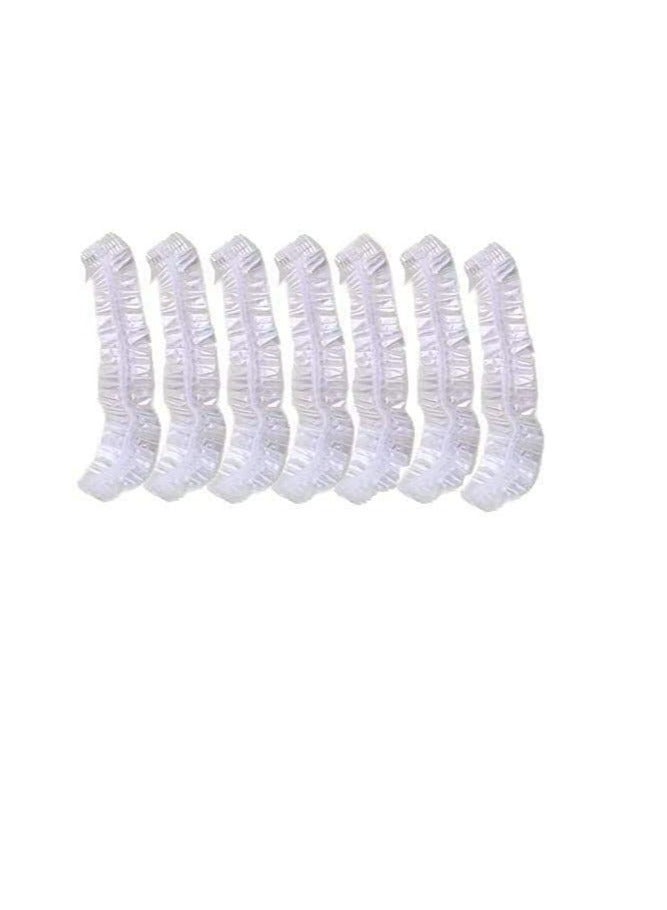 بروماس 25 قطعة قبعة استحمام للاستعمال مرة واحدة، قبعة استحمام، غطاء بلاستيكي للشعر - Image 3